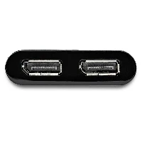 StarTech.com USB 3.0 to Dual DisplayPort Adapter - 4K 60Hz, 3.2 Gen 1 (3.1 Gen 1), USB Type-A, DisplayPort output, 4096 x 2160 pixels