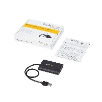 StarTech.com USB 3.0 to Dual DisplayPort Adapter - 4K 60Hz, 3.2 Gen 1 (3.1 Gen 1), USB Type-A, DisplayPort output, 4096 x 2160 pixels