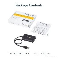 StarTech.com USB 3.0 to Dual DisplayPort Adapter - 4K 60Hz, 3.2 Gen 1 (3.1 Gen 1), USB Type-A, DisplayPort output, 4096 x 2160 pixels