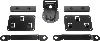 Logitech Rally Mounting Kit, Wall mount, Black, Wall, Logitech, Rally, Rally Plus, 10.9 kg