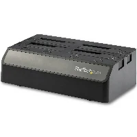 StarTech.com 4-Bay USB 3.1 to SATA Hard Drive Docking Station, 10Gbps USB Hard Drive Dock, External 2.5/3.5