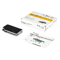 StarTech.com USB C Multiport Adapter to 4K HDMI or 1080p VGA - USB Type C Travel Dock with 95W PD Pass-Through, USB-A, Gigabit Ethernet - USB-C Video Display Adapter Mini Docking Station, Wired, USB 3.2 Gen 1 (3.1 Gen 1) Type-C, 10,100,1000 Mbit/s, IEEE 802.3, IEEE 802.3ab, IEEE 802.3u, Black, Grey, 5 Gbit/s