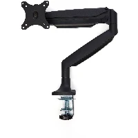 StarTech.com Desk Mount Monitor Arm - Heavy Duty Ergonomic VESA Monitor Arm - Single 9kg Display - Full Motion, Height Adjustable, Articulating - Aluminum - C-Clamp/Grommet- Black, Clamp, 9 kg, 33 cm (13