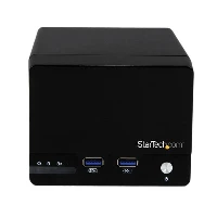 StarTech.com USB 3.0 Dual 3.5in SATA III Hard Drive RAID Enclosure with Fast Charge USB Hub & UASP, HDD enclosure, 3.5