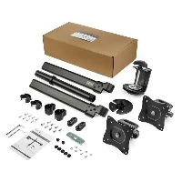 StarTech.com Desk-mount Dual-Monitor Arm - Cross Bar - Grommet/Desk Clamp Mount, Clamp, 16 kg, 33 cm (13
