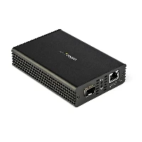 StarTech.com 10GbE Fiber Ethernet Media Converter for 1/2.5/5/10Gbps Network NBASE-T SFP to RJ45 Multigigabit Singlemode/Multimode Fiber Optic to Copper Network Ethernet to Fiber Bridge10GbE Fiber Ethernet Media Converter for 10Gbps Network 10GBASE-T SFP to RJ45 Multigigabit Singlemode/Multimode Fiber Optic to Copper Network Ethernet to Fiber Bridge, 10000 Mbit/s, IEEE 802.1Q, IEEE 802.3ae, IEEE 802.3an, 10 Gigabit Ethernet, 10,100,1000,1200,2500,5000,10000 Mbit/s, 10GBASE-LR, 10GBASE-SR, SFP+