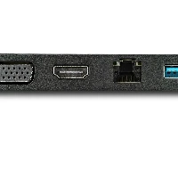 StarTech.com USB C Multiport Adapter with HDMI, VGA, Gigabit Ethernet & USB 3.0 - USB C to 4K HDMI or 1080p VGA Display Mini Dock Hub - USB Type-C Travel Docking Station for USB-C Laptops, Wired, USB 3.2 Gen 1 (3.1 Gen 1) Type-C, USB Type-C, 10,100,1000 Mbit/s, IEEE 802.3, IEEE 802.3ab, IEEE 802.3u, Black