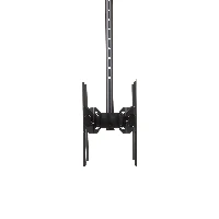 StarTech.com Dual TV Ceiling Mount - Back-to-Back Heavy Duty Hanging Dual Screen Mount with Adjustable Telescopic 3.5' to 5' Pole - Tilt/Swivel/Rotate - VESA Bracket for 32-75
