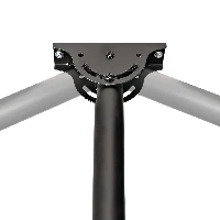 StarTech.com Dual TV Ceiling Mount - Back-to-Back Heavy Duty Hanging Dual Screen Mount with Adjustable Telescopic 3.5' to 5' Pole - Tilt/Swivel/Rotate - VESA Bracket for 32-75
