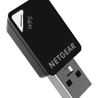 NETGEAR A6100, Wireless, USB, WLAN, Wi-Fi 5 (802.11ac), 433 Mbit/s, Black