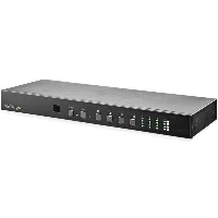 StarTech.com 4x4 HDMI Matrix Switch with Audio and Ethernet Control - 4K 60Hz, AV matrix switcher, 4096 x 2160 pixels, 18 Gbit/s, 4096 x 2160 3840 x 2160 1920 x 1200, Black, Metal
