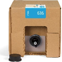 HP 636 3-liter Cyan Stitch Dye Sublimation Ink Cartridge, High (XL) Yield, Dye-sublimation ink, 3000 ml, 1 pc(s)
