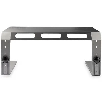 StarTech.com Monitor Riser Stand - Steel and Aluminum - Height Adjustable, Black, Silver, 81.3 cm (32