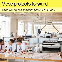 HP Designjet T1600 36-in PostScript Printer, Thermal inkjet, 2400 x 1200 DPI, HP-GL/2, HP-RTL, PDF 1.7, PostScript 3, TIFF, Cyan, Grey, Magenta, Matte black, Photo black, Yellow, 1 universal printhead, 914 x 1219 mm