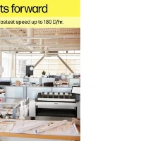 HP Designjet T1600 36-in PostScript Printer, Thermal inkjet, 2400 x 1200 DPI, HP-GL/2, HP-RTL, PDF 1.7, PostScript 3, TIFF, Cyan, Grey, Magenta, Matte black, Photo black, Yellow, 1 universal printhead, 914 x 1219 mm