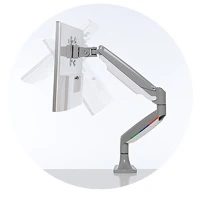 Kensington SmartFit One-Touch Height Adjustable Single Monitor Arm, Clamp/Bolt-through, 9 kg, 33 cm (13