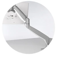 Kensington SmartFit One-Touch Height Adjustable Single Monitor Arm, Clamp/Bolt-through, 9 kg, 33 cm (13