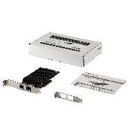 StarTech.com Dual Port 10G PCIe Network Adapter Card - Tehuti TN4010 10GBASE-T & NBASE-T PCI Express Network Interface Adapter 10/5/2.5/1GbE Multi Gigabit Ethernet 5 Speed NIC LAN Card, Internal, Wired, PCI Express, Ethernet, 10000 Mbit/s, Black