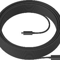 Logitech Strong USB 10m, 10 m, USB A, USB C, USB 3.2 Gen 2 (3.1 Gen 2), 10000 Mbit/s, Graphite