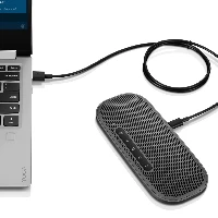 Lenovo 4XD0T32974, 4 W, Wired & Wireless, USB Type-C, Mono portable speaker, Black, Rectangle