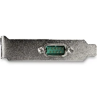 StarTech.com 1-port PCI Express RS232 Serial Adapter Card - PCIe RS232 Serial Host Controller Card - PCIe to Serial DB9 - 16950 UART - Low Profile Expansion Card - Windows & Linux, PCIe, Serial, PCIe 1.1, RS-232, Green, 277385 h
