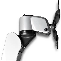 StarTech.com Wall Mount Workstation - Articulating Standing Desk with Ergonomic Height Adjustable Dual Monitor Arm & Keyboard Tray - 2x 30