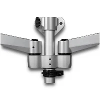 StarTech.com Wall Mount Workstation - Articulating Standing Desk with Ergonomic Height Adjustable Dual Monitor Arm & Keyboard Tray - 2x 30