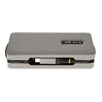 StarTech.com USB-C Multiport Adapter, HDMI/VGA, 4K 60Hz Video, 3-Port USB Hub, 100W Power Delivery Pass-Through, GbE, USB Type-C Travel Dock w/ Charging, 1ft/30cm Wrap-Around Cable - Mini Laptop Docking Station (DKT31CVHPD3) - Docking station - USB-C - VG