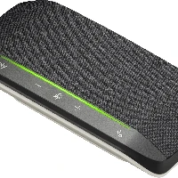 POLY Sync 10 USB-A USB-C Speakerphone, PC, Silver, 0.715 m, IP64, Windows 10, 100 - 7800 Hz