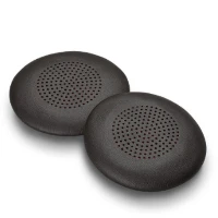 POLY Blackwire 5000 Leatherette Ear Cushions (2 Pieces), Cushion/ring set, Leatherette, Black