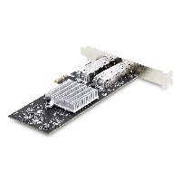 StarTech.com 2-Port GbE SFP Network Card, PCIe 2.0 x1, Intel I350-AM2 2x 1GbE Controller, 1000BASE Copper/Fiber Optic, Dual-Port Gigabit Ethernet NIC, Desktop/Server Backplanes - Windows and Linux Compatible, Internal, Wired, PCI Express, Fiber, 1000 Mbit/s, Black