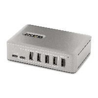StarTech.com 10-Port USB-C Hub, 8x USB-A + 2x USB-C, Self-Powered w/ 65W Power Supply, USB 3.1 10Gbps Hub w/ BC1.2 Charging, Desktop/Laptop USB Hub with 3ft Locking USB-IF Certified Cable - USB Expansion Hub (10G8A2CS-USB-C-HUB) - Hub - 8 x USB 3.2 Gen 2