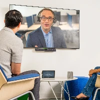 POLY Studio X30 All-In-One Video Bar No Radio or Power Cord TAA, 4K Ultra HD, 60 fps, 5x, Black, Grey