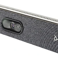 POLY Studio X30 All-In-One Video Bar No Radio or Power Cord TAA, 4K Ultra HD, 60 fps, 5x, Black, Grey