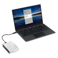 Seagate One Touch STKZ4000401 - HDD - 4 TB - esterno (portatile) - USB 3.0 - argento - con Seagate Rescue Data Recovery