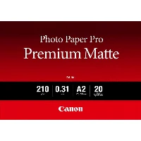 Canon Pro Premium PM-101 - Liscio opaco - 310 micron - tono bianco caldo - A2 (420 x 594 mm) - 210 g/m - 20 fogli carta fotografica
