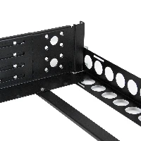 StarTech.com Staffe Universali regolabili in profondit per Armadi e Rack da 19 - 3U - Rotaia rack - nero - 3U - 19 - per P/N RK1233BKM, RK2433BKM, RK2537BKM, RK3236BKF, RK4236BKB, RK4242BK24, RK4242BK30