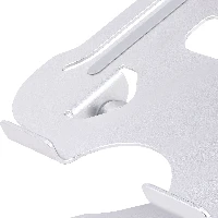 StarTech.com Laptop Stand for Desk, Ergonomic Laptop Stand Adjustable Height, Aluminum, Portable, Supports up to 22lb (10kg), Foldable Laptop Holder for Desk - Angled Notebook Computer Riser/Lift (ADJ-LAPTOP-RISER) - Supporto notebook - montabile su banco