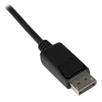 StarTech.com DisplayPort to VGA Adapter Cable with Audio - 6ft (2m), 2 m, DisplayPort, VGA (D-Sub), Male, Male, Straight