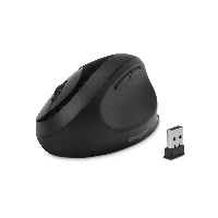 Kensington Pro Fit Ergo Wireless Mouse Black, Right-hand, RF Wireless + Bluetooth, 1600 DPI, Black