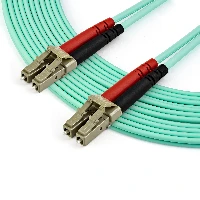 StarTech.com 7m (22ft) LC/UPC to LC/UPC OM3 Multimode Fiber Optic Cable, Full Duplex 50/125m Zipcord Fiber, 100G Networks, LOMMF/VCSEL, <0.3dB Low Insertion Loss, LSZH Fiber Patch Cord, 7 m, OM3, LC, LC