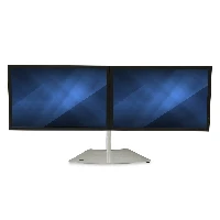 StarTech.com Dual Monitor Stand - Ergonomic Free Standing Dual Monitor Desktop Stand for two 24