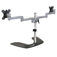 StarTech.com Dual Monitor Stand - Ergonomic Desktop Monitor Stand for up to 32