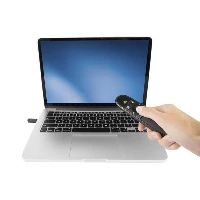 StarTech.com Wireless Presentation Remote with Green Laser Pointer - 90 ft. (27 m), USB, 27 m, Black