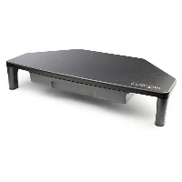 StarTech.com Monitor Riser Stand for Corner Workstation - Height Adjustable, Black, 81.3 cm (32