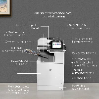 HP Color LaserJet Enterprise Flow MFP M776zs, Print, copy, scan and fax, Two-sided printing Scan to email, Laser, Colour printing, 1200 x 1200 DPI, A3, Direct printing, Black, White