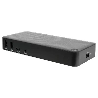 Targus DOCK430EUZ, Wired, 3.5 mm, Black, Windows 10, Windows 7, Windows 8.1, Mac OS X 10.10 Yosemite, Mac OS X 10.11 El Capitan, Mac OS X 10.12 Sierra, 80 mm