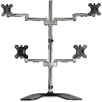 StarTech.com Desktop Quad Monitor Stand - Ergonomic VESA 4 Monitor Arm (2x2) up to 32