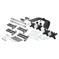 StarTech.com Desktop Quad Monitor Stand - Ergonomic VESA 4 Monitor Arm (2x2) up to 32