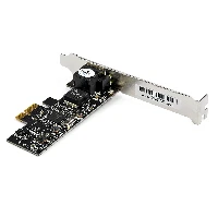 StarTech.com 2.5Gbps 2.5GBASE-T PCIe Network Card, Internal, Wired, PCI Express, Ethernet, 2500 Mbit/s, Black